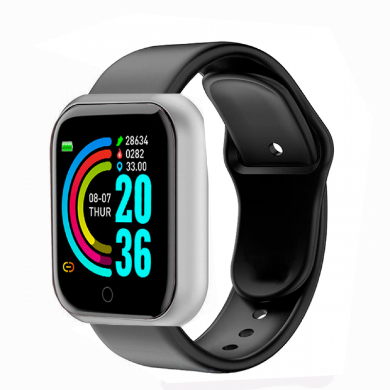 Kids Bluetooth Smart Watch Sports Smart Watch Waterproof Fitness SmartWatch waterproof Full Touch Control Heart Rate Monitor Smart Bracelet Girls Watch Y68 sports watch LED digital watch For Kids Boy