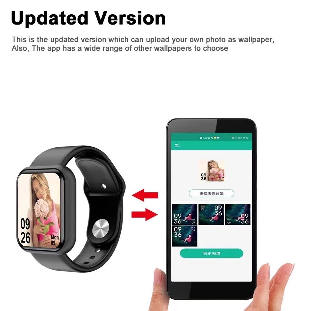 Kids Bluetooth Smart Watch Sports Smart Watch Waterproof Fitness SmartWatch waterproof Full Touch Control Heart Rate Monitor Smart Bracelet Girls Watch Y68 sports watch LED digital watch For Kids Boy