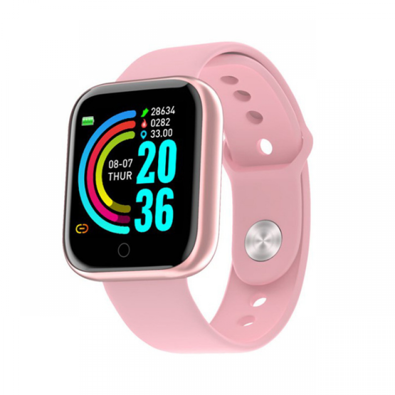 Kids Bluetooth Smart Watch Sports Smart Watch Waterproof Fitness SmartWatch waterproof Full Touch Control Heart Rate Monitor Smart Bracelet Girls Watch Y68 sports watch LED digital watch For Kids Boy