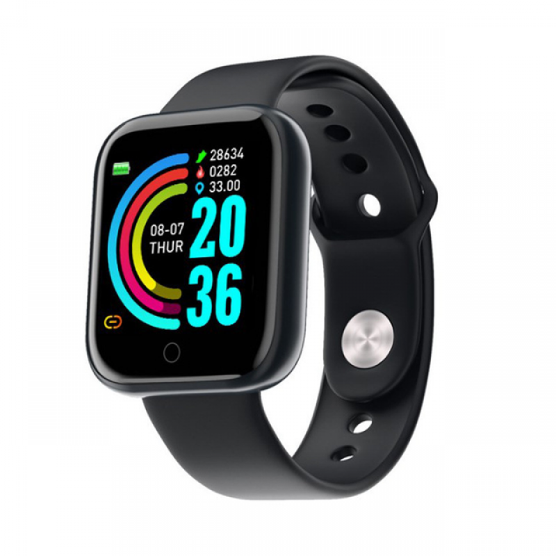 Kids Bluetooth Smart Watch Sports Smart Watch Waterproof Fitness SmartWatch waterproof Full Touch Control Heart Rate Monitor Smart Bracelet Girls Watch Y68 sports watch LED digital watch For Kids Boy
