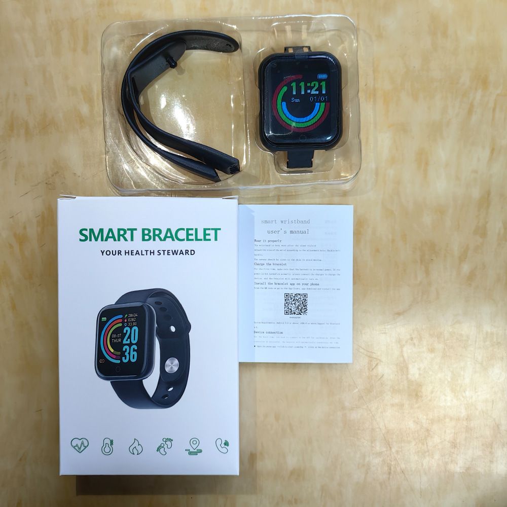 Kids Bluetooth Smart Watch Sports Smart Watch Waterproof Fitness SmartWatch waterproof Full Touch Control Heart Rate Monitor Smart Bracelet Girls Watch Y68 sports watch LED digital watch For Kids Boy