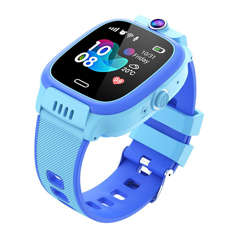 Kids Smartphone Watch 4G Net Voice Chat Precise Positioning 1.44'' Sqaure Touch Smart Watch With Wifi SIM Card Camera 128M Waterproof Smartwatch For Kids Boys Girls Children Students Kids Smart watch