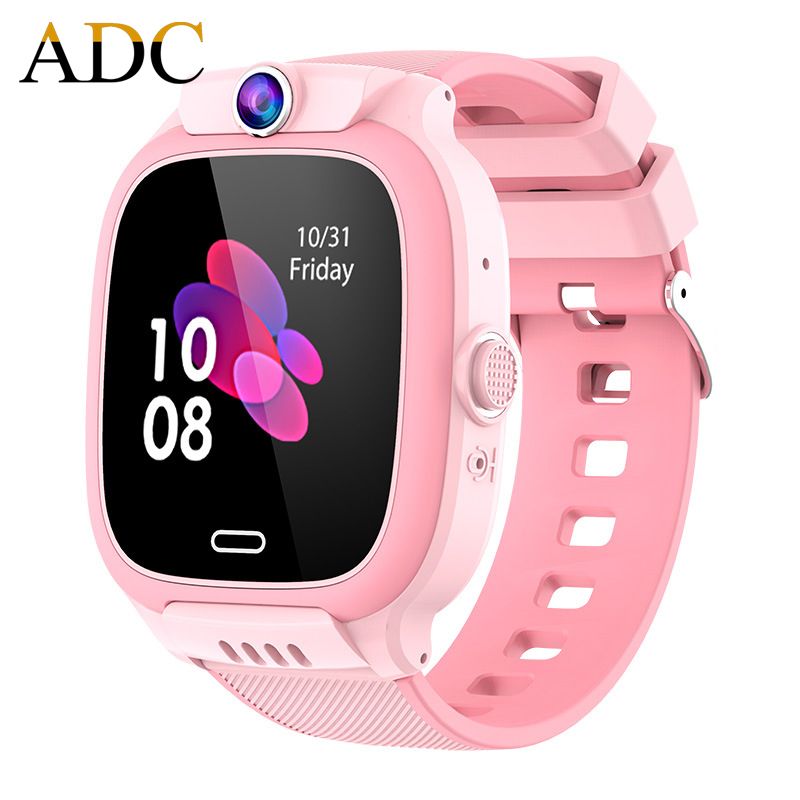 Kids Smartphone Watch 4G Net Voice Chat Precise Positioning 1.44'' Sqaure Touch Smart Watch With Wifi SIM Card Camera 128M Waterproof Smartwatch For Kids Boys Girls Children Students Kids Smart watch