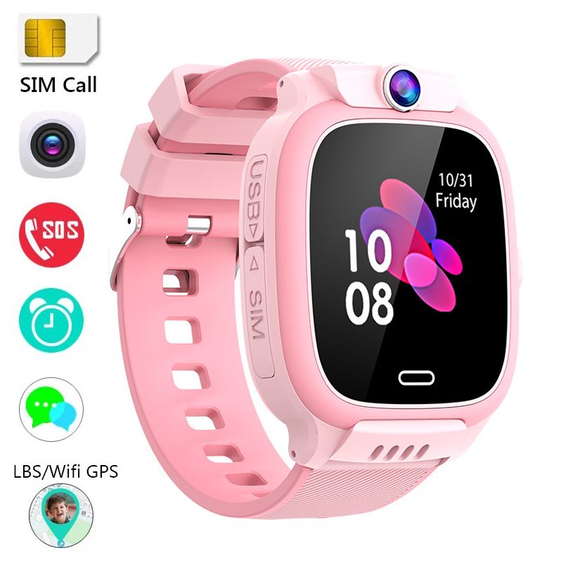 1.44inch Kids Smart Watch With SIM Card And WIFI Positioning Voice Chat Video Call HD Photo Camera 4G Netcom Boys Smartwatches Girls Smart Watch Wrist Watch Sports Watch Waterproof Smartwatch For Kids