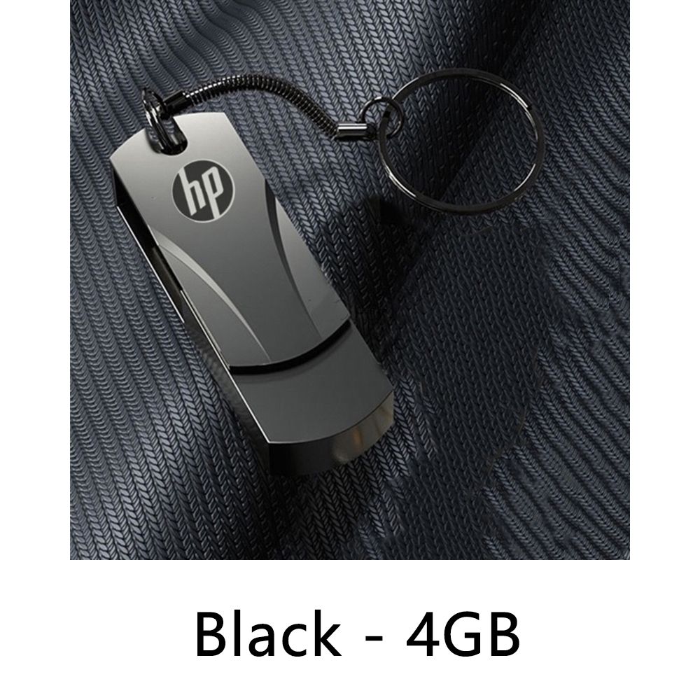 HP USB2.0 32GB 64GB 1TB 2TB Flash Drive Metal Pendrive Waterproof High speed U Disk Flash Drive HP Pen Drive 16GB 8GB USB Pendrive Stick rotatable Storage Disk Memory Drive HP Usb Flash Drives