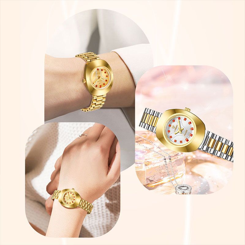 LIEBIG Fashion Couple Watch Quartz Watch Waterproof Stainless Steel Original Watches luxury Men Watch Women Wrist Watch Gold Watch Silver Watch Analog Watch liebig watch for Women Valentine's Day gift