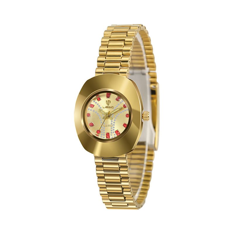 LIEBIG Fashion Couple Watch Quartz Watch Waterproof Stainless Steel Original Watches luxury Men Watch Women Wrist Watch Gold Watch Silver Watch Analog Watch liebig watch for Women Valentine's Day gift