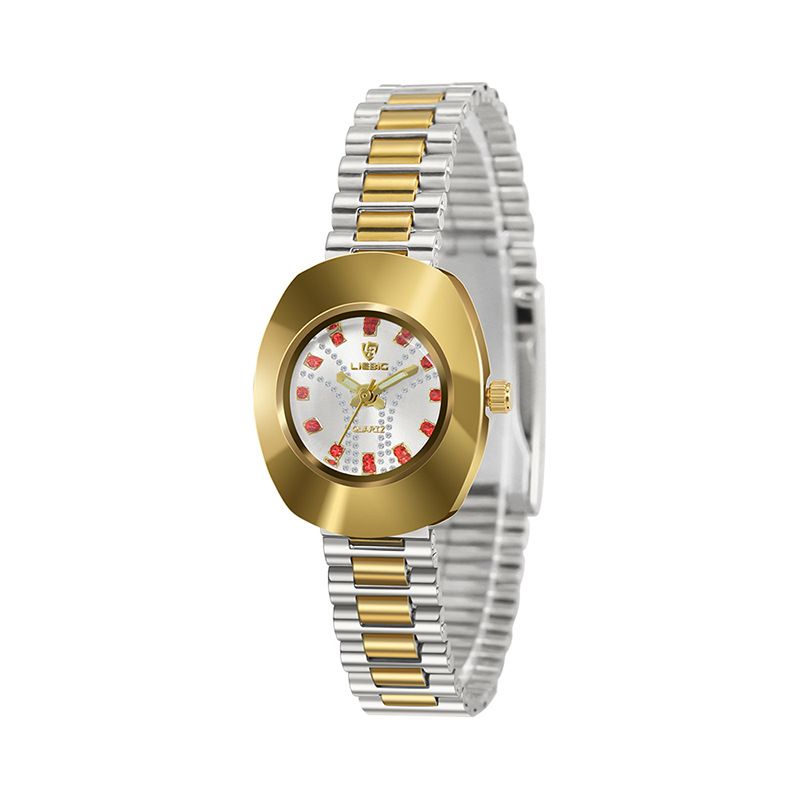 LIEBIG Fashion Couple Watch Quartz Watch Waterproof Stainless Steel Original Watches luxury Men Watch Women Wrist Watch Gold Watch Silver Watch Analog Watch liebig watch for Women Valentine's Day gift