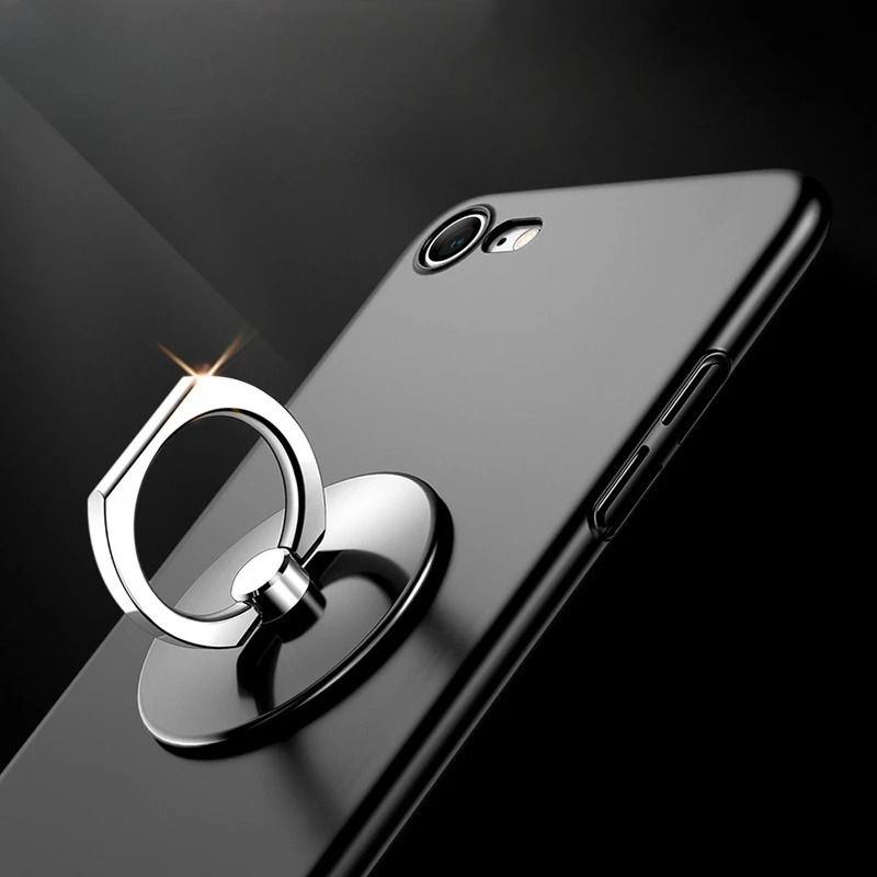 2pcs Solid Color Stainless Steel Reusable Round Finger Ring Mobile Phone Stand Holder Phone Accessories phone grip Holder handle grip phone stand holder phone ring holder finger ring for phone