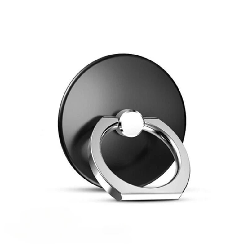 2pcs Solid Color Stainless Steel Reusable Round Finger Ring Mobile Phone Stand Holder Phone Accessories phone grip Holder handle grip phone stand holder phone ring holder finger ring for phone