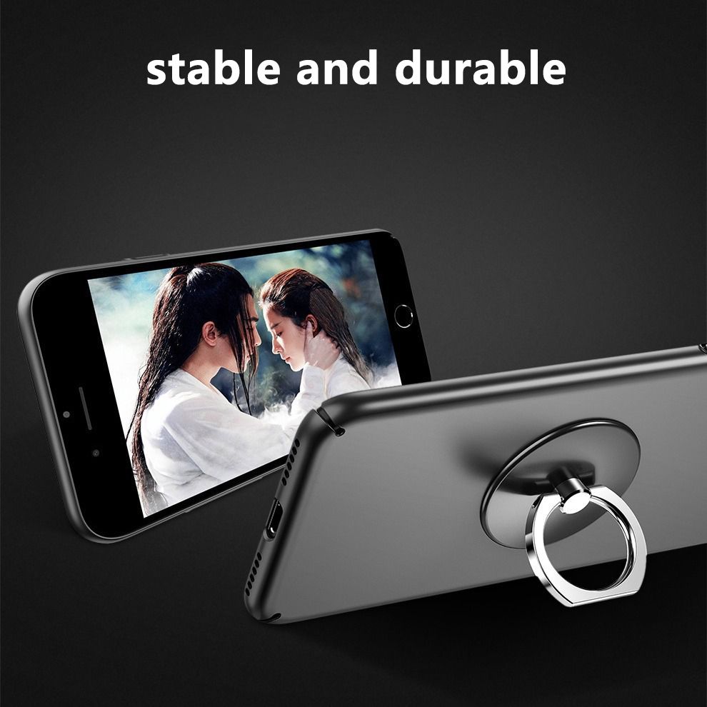2pcs Solid Color Stainless Steel Reusable Round Finger Ring Mobile Phone Stand Holder Phone Accessories phone grip Holder handle grip phone stand holder phone ring holder finger ring for phone