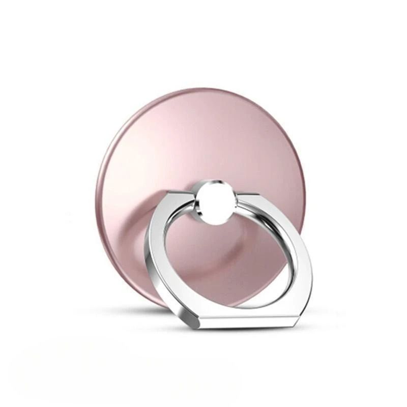 2pcs Solid Color Stainless Steel Reusable Round Finger Ring Mobile Phone Stand Holder Phone Accessories phone grip Holder handle grip phone stand holder phone ring holder finger ring for phone