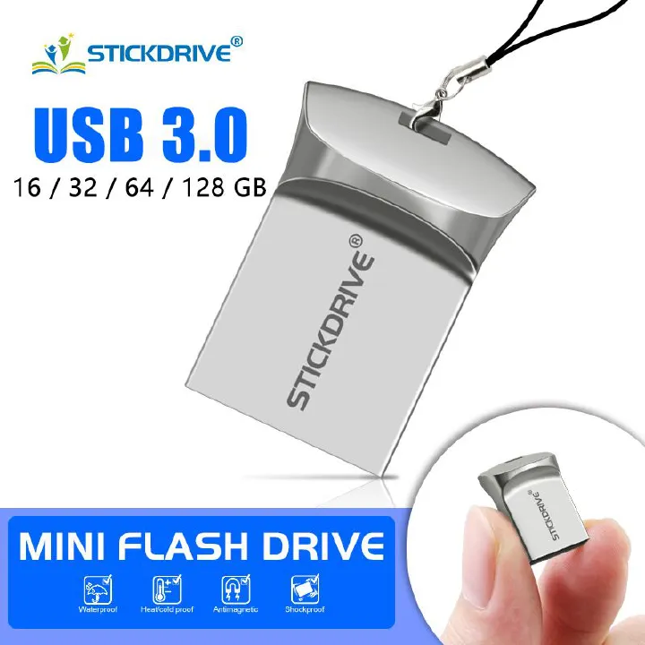 flash drive 128gb 64GB 32GB 16GB Mini usb OTG u disk Metal pen drive large capacity USB flash drive car USB flash drive music high speed transmission usb 3.0 mini pen drive memory car usb drive