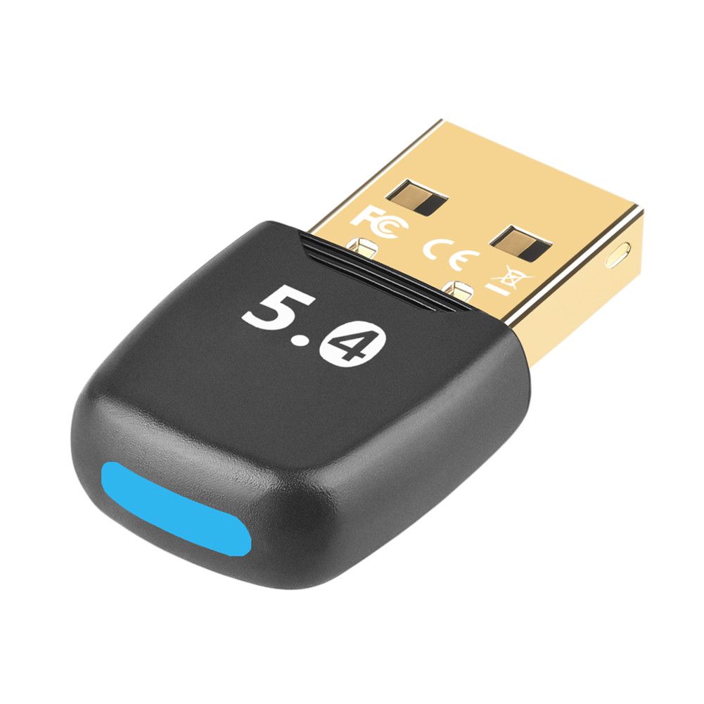Laptop USB Bluetooth-Compatible 5.4 Adapter Wireless USB Adapter Wireless BT 5.4 Dongle Adapter for PC Bluetooth USB Adapter Wireless USB Adapter Music Audio Receiver Bluetooth Adapter for PC