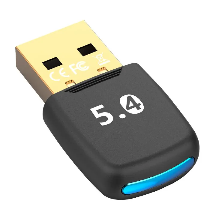 Laptop USB Bluetooth-Compatible 5.4 Adapter Wireless USB Adapter Wireless BT 5.4 Dongle Adapter for PC Bluetooth USB Adapter Wireless USB Adapter Music Audio Receiver Bluetooth Adapter for PC
