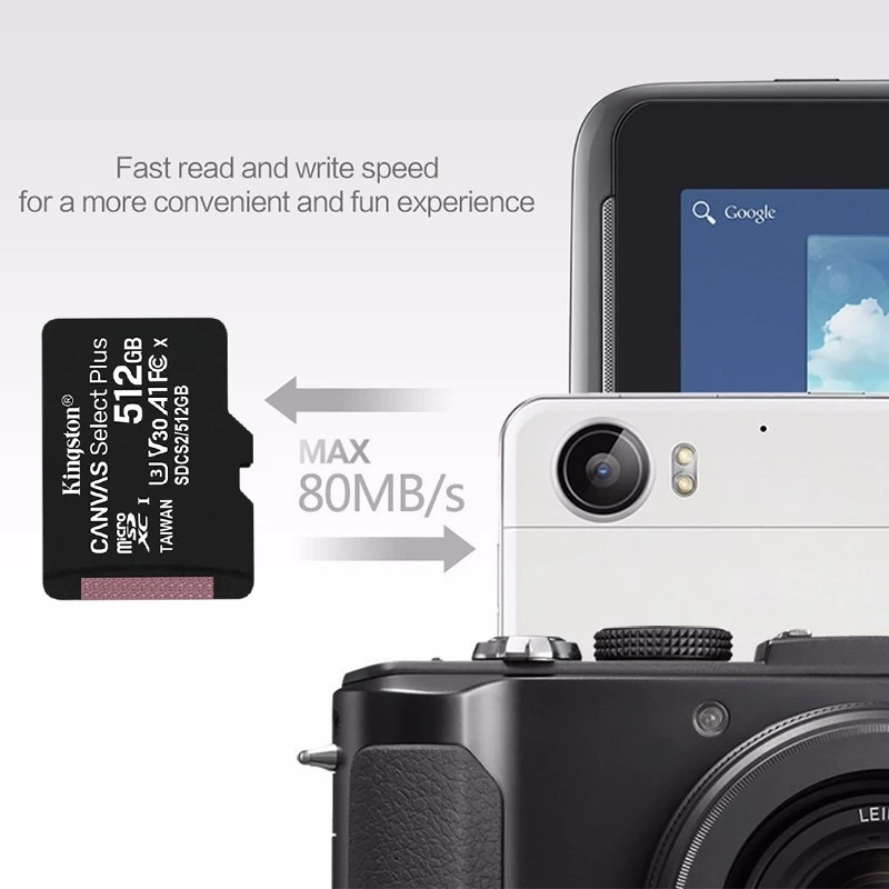 Kingston Canvas Select Plus SD Card 16GB 32GB 128GB 512GB 256GB tf card for camera memory card for cellphone tf card for dashcam tf memory card memory card 64GB memory card for camera sd card for cctv