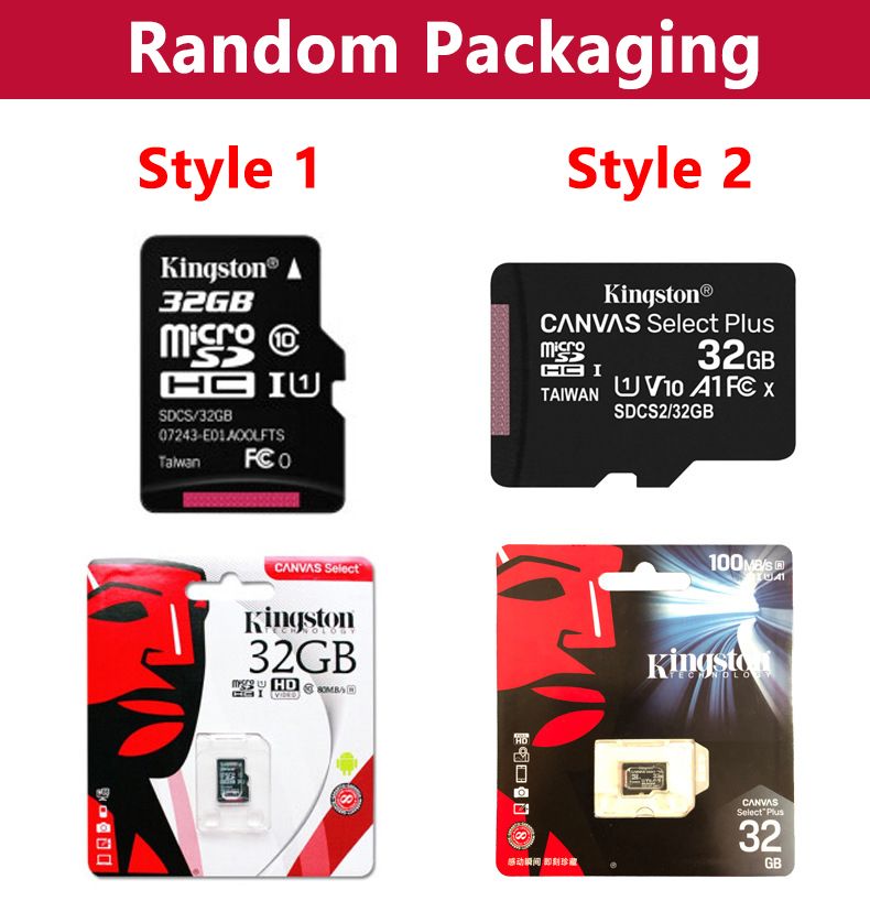 Kingston Canvas Select Plus SD Card 16GB 32GB 128GB 512GB 256GB tf card for camera memory card for cellphone tf card for dashcam tf memory card memory card 64GB memory card for camera sd card for cctv