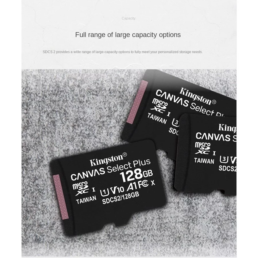 Kingston Canvas Select Plus SD Card 16GB 32GB 128GB 512GB 256GB tf card for camera memory card for cellphone tf card for dashcam tf memory card memory card 64GB memory card for camera sd card for cctv