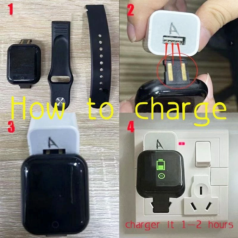 Health Monitor Bluetooth Smart Watch Y68 Men Women Sports Watches Smart Bracelet Fitness Tracker Steps Calories Bluetooth Wristwatch D20 Macaron Waterproof Smart watch For Kids Boys Girls Smartwatch