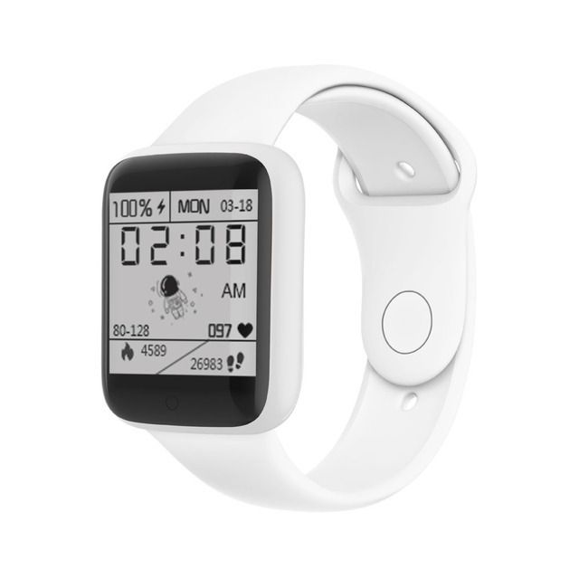 Health Monitor Bluetooth Smart Watch Y68 Men Women Sports Watches Smart Bracelet Fitness Tracker Steps Calories Bluetooth Wristwatch D20 Macaron Waterproof Smart watch For Kids Boys Girls Smartwatch