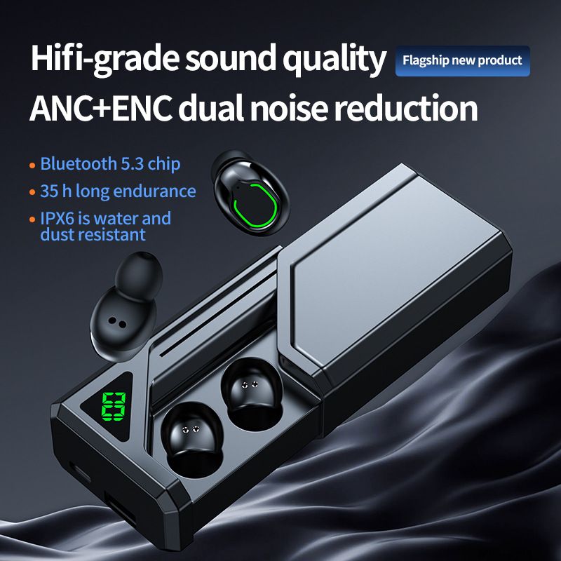 BQ70 wireless Bluetooth headset in-ear power digital display long battery life Bluetooth 5.3 pull-out tweeter slide cover Wireless Earbuds Bluetooth Earphone Bluetooth Headset Earpods For ios Andriod