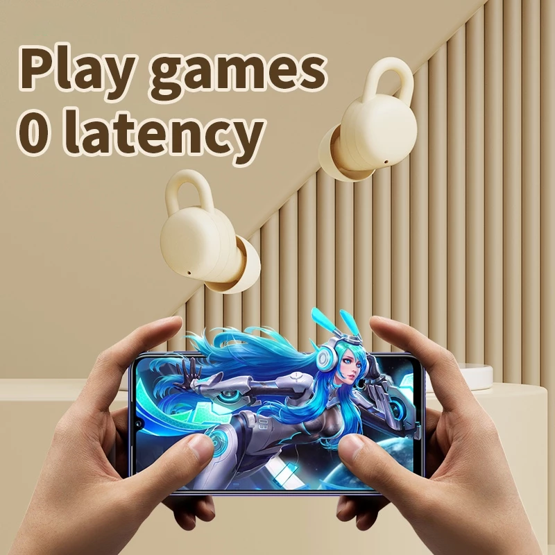 Sleep Earbuds Wireless Earphones bluetooth wireless with mic X68 TWS Bluetooth Earphones Stereo Touch Control Noise Cancelling Earpods Headphones original gaming earphone with case earbuds for andriod