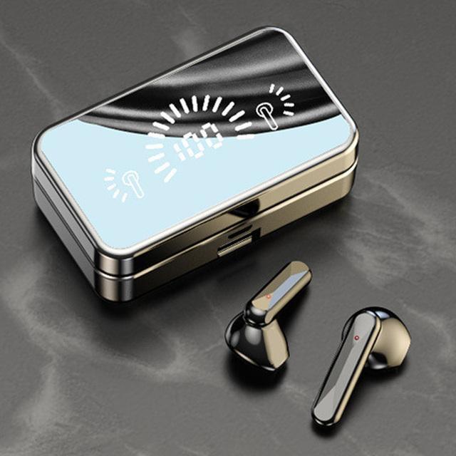 TWS Wireless Earphone Bluetooth Earbuds S20 Bluetooth Earphone Mirror Function Wireless Earphone LED Display Screen Noise Reduction Touch Control Blutooth Headset With Case Earpods For Infinix Itel