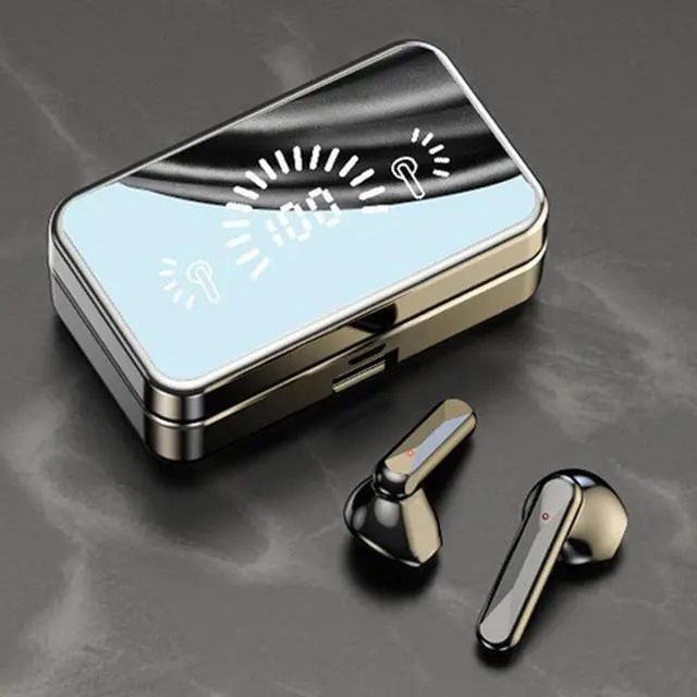 TWS Wireless Earphone Bluetooth Earbuds S20 Bluetooth Earphone Mirror Function Wireless Earphone LED Display Screen Noise Reduction Touch Control Blutooth Headset With Case Earpods For Infinix Itel