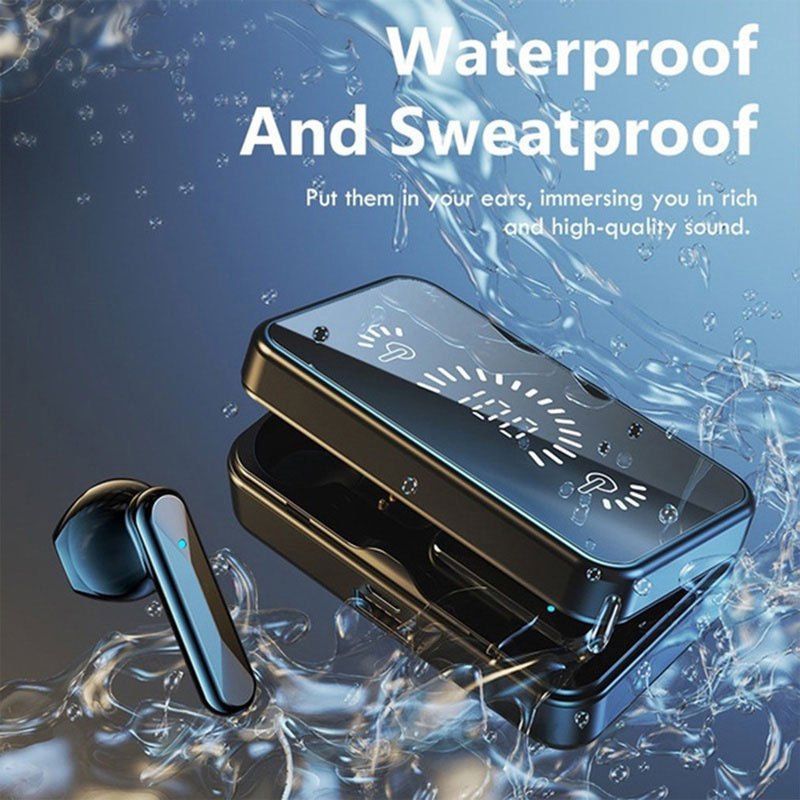 TWS Wireless Earphone Bluetooth Earbuds S20 Bluetooth Earphone Mirror Function Wireless Earphone LED Display Screen Noise Reduction Touch Control Blutooth Headset With Case Earpods For Infinix Itel
