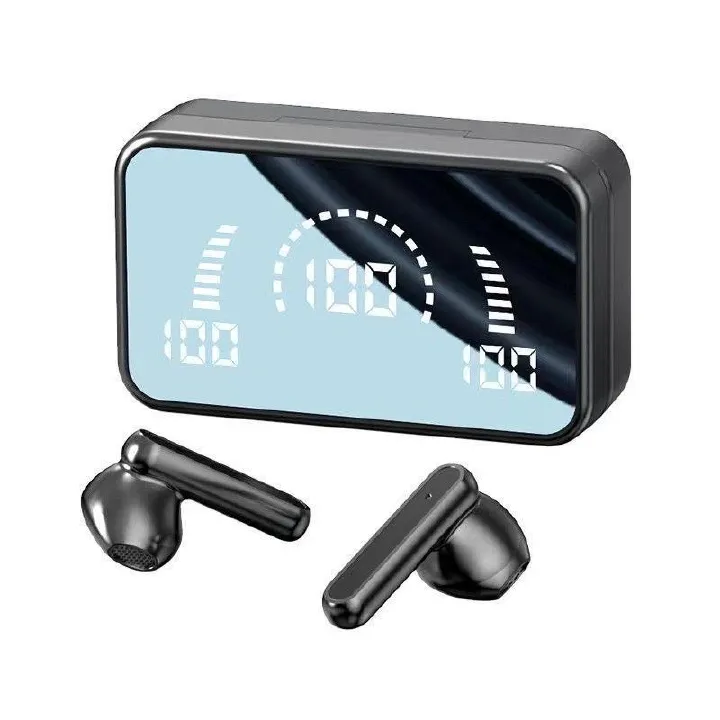 TWS S20 Wireless Earphone With Charging Case Bluetooth Earphone Wireless Earbuds Gaming Bluetooth Earpods Sports Earphones Battery Display HD Sound Noise Cancelling Touch Control Blutooth Earbuds