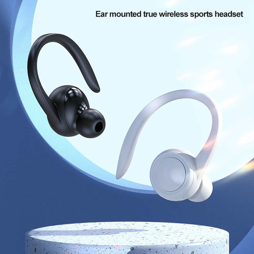 T10 Bluetooth Bone Earphones Wireless Conduction Single Ear Hook Business Sports Gaming Headset for iPhone Andorid Earbuds Bluetooth earphone Wireless Earbuds Gaming Earbuds Earpods Apple Android
