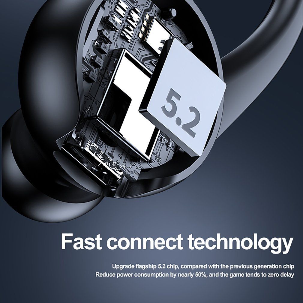 T10 Bluetooth Bone Earphones Wireless Conduction Single Ear Hook Business Sports Gaming Headset for iPhone Andorid Earbuds Bluetooth earphone Wireless Earbuds Gaming Earbuds Earpods Apple Android