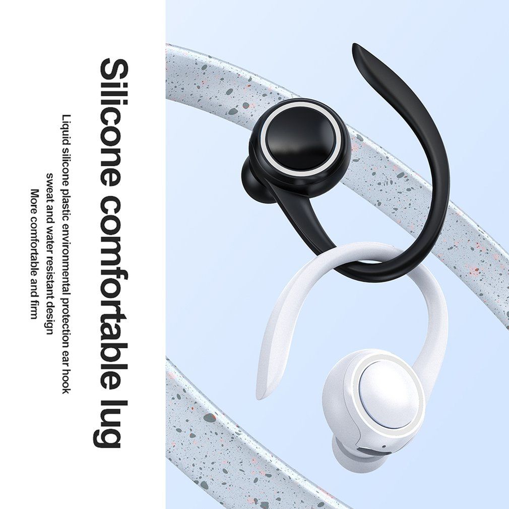 T10 Bluetooth Bone Earphones Wireless Conduction Single Ear Hook Business Sports Gaming Headset for iPhone Andorid Earbuds Bluetooth earphone Wireless Earbuds Gaming Earbuds Earpods Apple Android