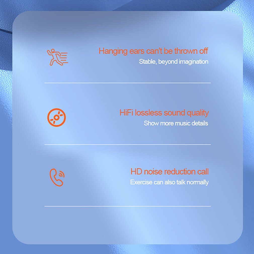 T10 Bluetooth Bone Earphones Wireless Conduction Single Ear Hook Business Sports Gaming Headset for iPhone Andorid Earbuds Bluetooth earphone Wireless Earbuds Gaming Earbuds Earpods Apple Android