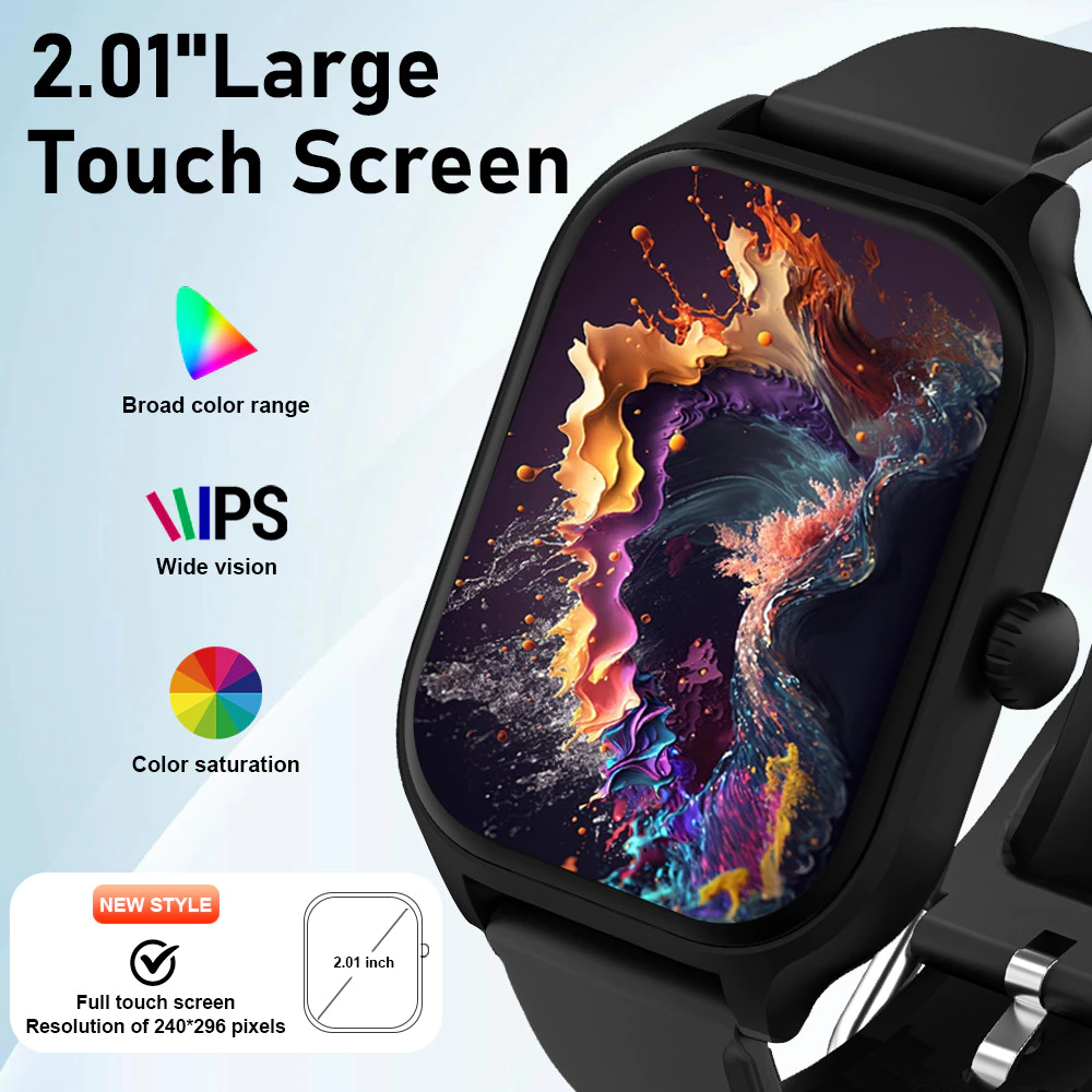 Fashion Women Smart Watch Heart Rate Monitor Sports Fitness Watch Waterproof Voice Call Bluetooth Smart Watch for Android IOS Men Smart watch Women Wrist Watch Waterproof Sports Watch Kids watch