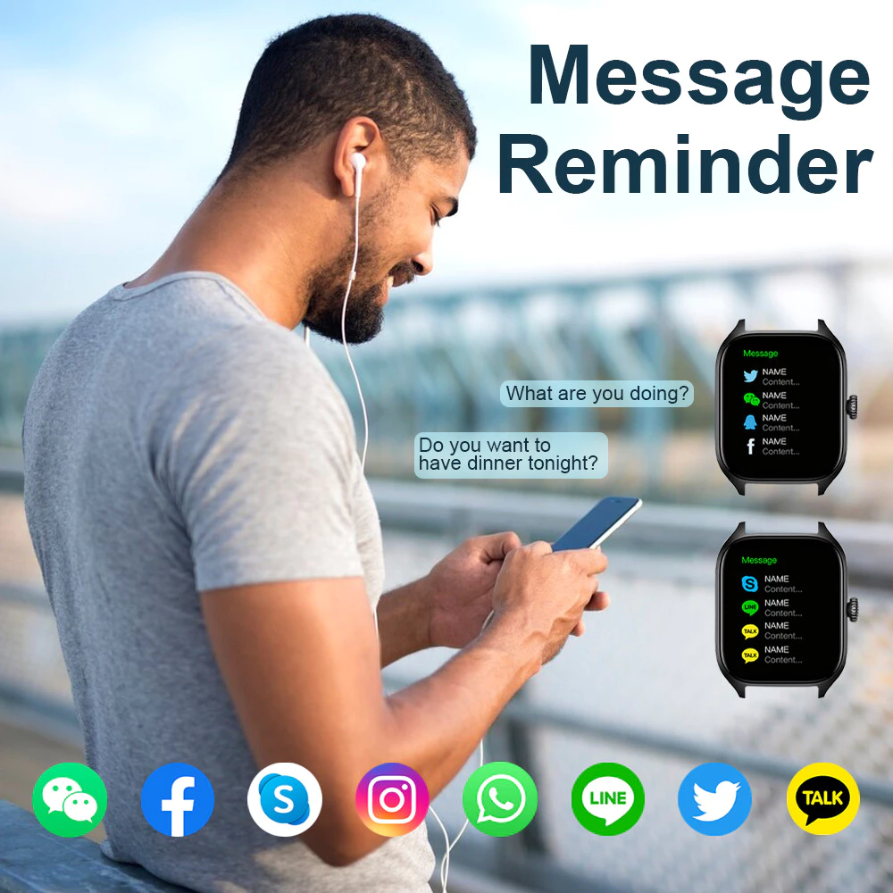 Fashion Women Smart Watch Heart Rate Monitor Sports Fitness Watch Waterproof Voice Call Bluetooth Smart Watch for Android IOS Men Smart watch Women Wrist Watch Waterproof Sports Watch Kids watch