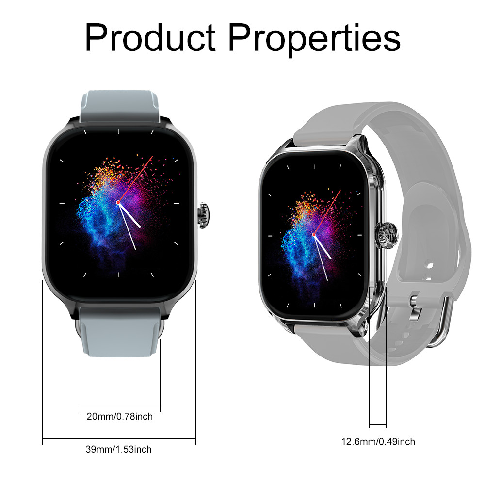 Fashion Women Smart Watch Heart Rate Monitor Sports Fitness Watch Waterproof Voice Call Bluetooth Smart Watch for Android IOS Men Smart watch Women Wrist Watch Waterproof Sports Watch Kids watch