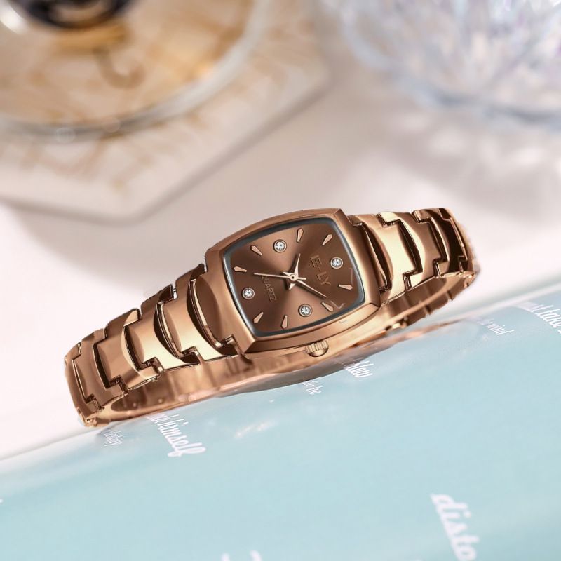 Fashion Lady Watch Steel Band Girl Quartz Watch Analog Watch Wrist Watch For Women Birthday Gift Women's Watch Luxury Ladies Watch wristwatch Women bracelet with Watch Adjuster Silver Watch Gold Watch