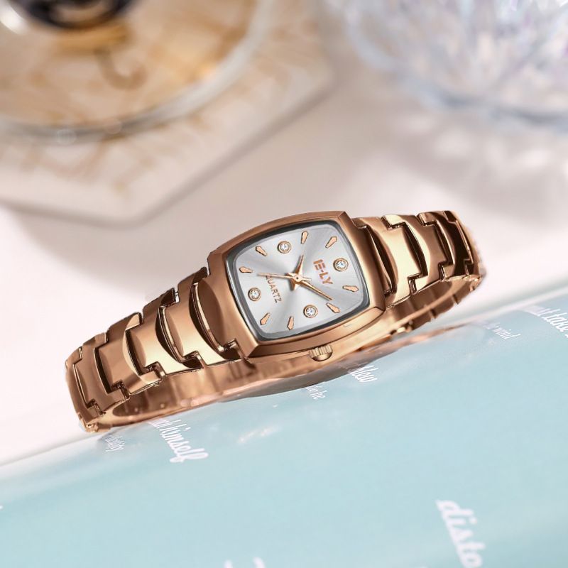 Fashion Lady Watch Steel Band Girl Quartz Watch Analog Watch Wrist Watch For Women Birthday Gift Women's Watch Luxury Ladies Watch wristwatch Women bracelet with Watch Adjuster Silver Watch Gold Watch