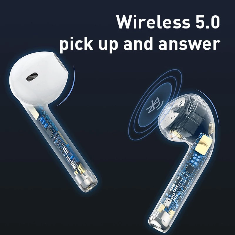 AloTech i12 inpods TWS Bluetooth Wireless Earphone 5.0 Stereo Sound Gaming Earbuds Bluetooth Headphone Run Sports Bluetooth Headset Wireless Earbuds iPhone Earpods Waterproof Touch Control Pods