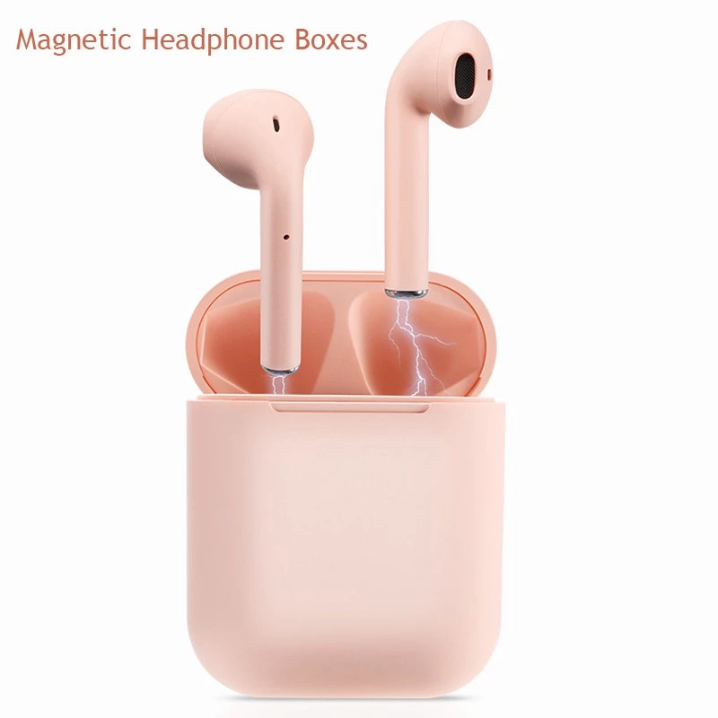 AloTech i12 inpods TWS Bluetooth Wireless Earphone 5.0 Stereo Sound Gaming Earbuds Bluetooth Headphone Run Sports Bluetooth Headset Wireless Earbuds iPhone Earpods Waterproof Touch Control Pods