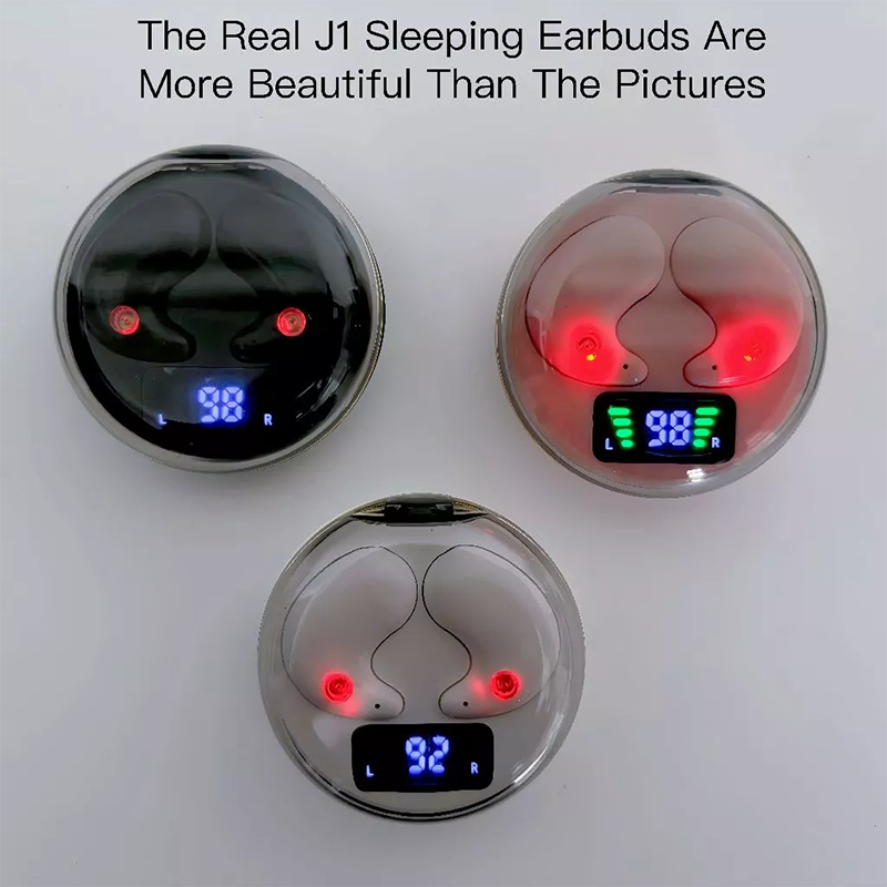 AloTech BY8 Noise Reduction Earphone Wireless Bluetooth 5.3 Headphones Gaming Headset Sleeping HIFI Earbuds J1 Wireless Sleeping Earphopnes With Mic With lanyard Bluetooth Earpods Wireless Headphone