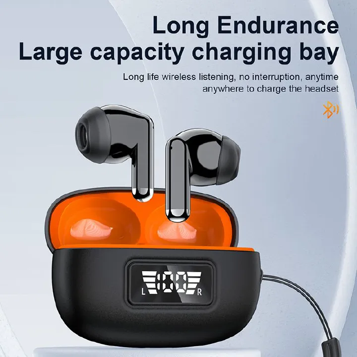 AloTech Bluetooth Wireless Earphones Gaming headset Wireless Earbuds ENC noise reduction in ear digital display waterproof TWS heavy bass Ear buds sport headset Long Battery Life Wireless Earpods