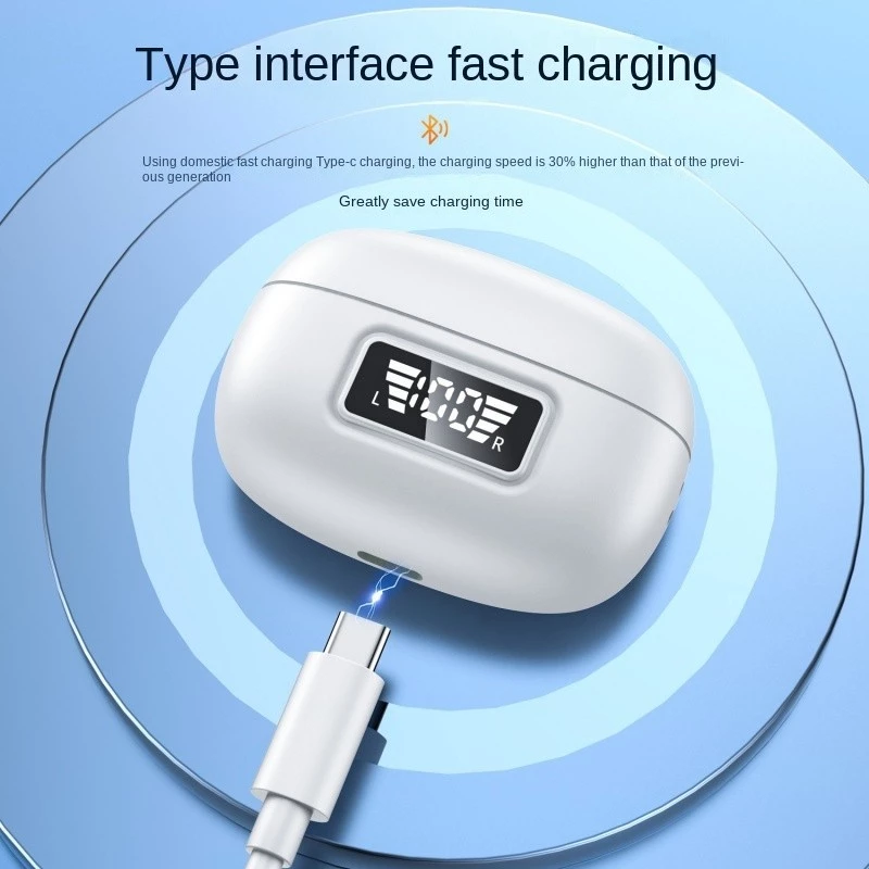 Wireless Bluetooth Earphones Wireless Earbuds Gaming headset ENC noise reduction in ear digital display waterproof TWS heavy bass headset sport headset Bluetooth 5.3 Long Battery Life Wireless Earpods