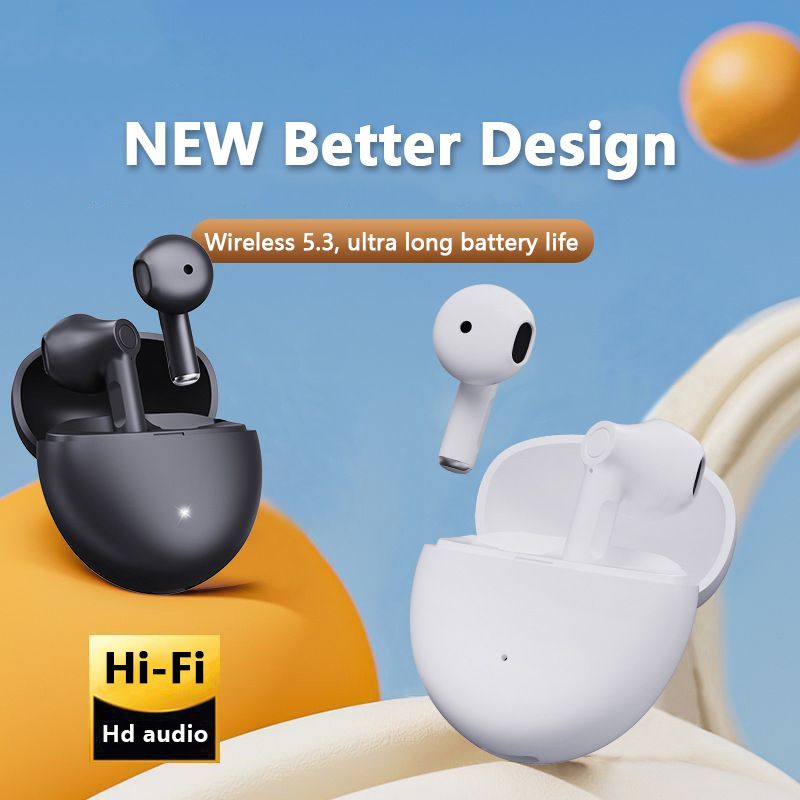 TWS Wireless Earbuds with Microphone Touch Control Bluetooth Headphones Pods Bluetooth Wireless Earphones Noice Reduction Wireless Bluetooth Headset Airpods Bluetooth Earpods Hifi Stereo Sound Earpods