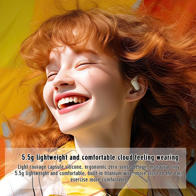 AloTech Earbuds Q11 Bluetooth Wireless Earbuds TWS Hanging Ear Style Earphone Bluetooth 5.4 Touch Control Long Battery Life with Mic HiFi Stereo Sound Waterproof Sports Wireless Earpods BT Headphone