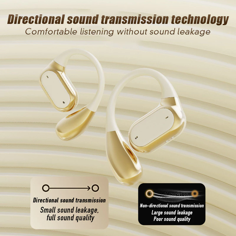 AloTech Earbuds Q11 Bluetooth Wireless Earbuds TWS Hanging Ear Style Earphone Bluetooth 5.4 Touch Control Long Battery Life with Mic HiFi Stereo Sound Waterproof Sports Wireless Earpods BT Headphone