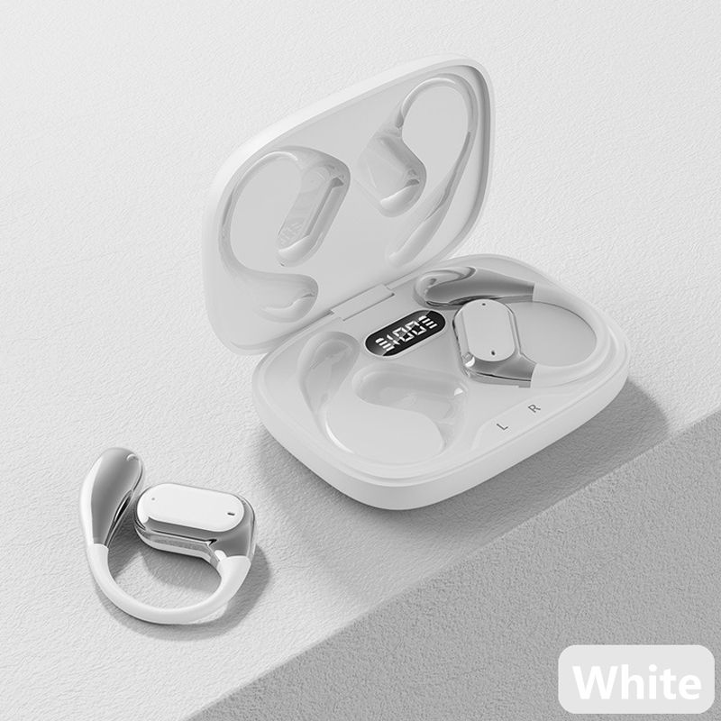 AloTech Earbuds Q11 Bluetooth Wireless Earbuds TWS Hanging Ear Style Earphone Bluetooth 5.4 Touch Control Long Battery Life with Mic HiFi Stereo Sound Waterproof Sports Wireless Earpods BT Headphone