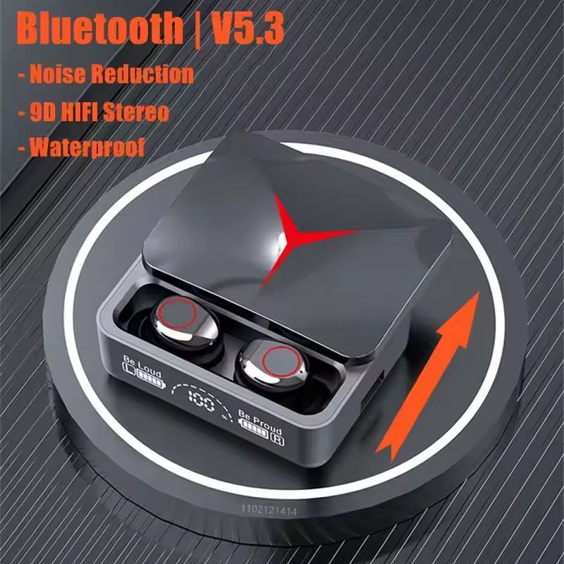 M90 Pro Bluetooth Earphones Wireless Bluetooth In Ear High Power Noise Reduction Ultra Long Endurance Sports Earbuds Esports Earphones TWS Bluetooth Earpods Waterproof Sports Earphones With Mic