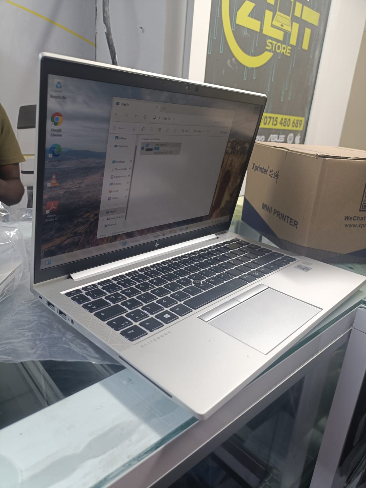 HP EliteBook 840 G7 Laptop | Intel Core i5 10th Gen | 8GB RAM | 256GB SSD | 14” FHD Display | Windows 10 Pro | Wi-Fi 6 | Long Battery Life | Business & Productivity